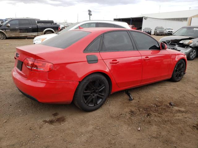 WAUJF78K49N059664 - 2009 AUDI A4 PREMIUM PLUS RED photo 3