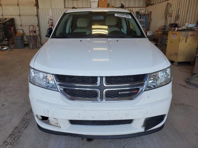 3C4PDCAB4HT520155 - 2017 DODGE JOURNEY SE WHITE photo 5