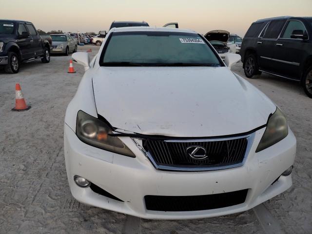 JTHFF2C23F2532839 - 2015 LEXUS IS 250 WHITE photo 5