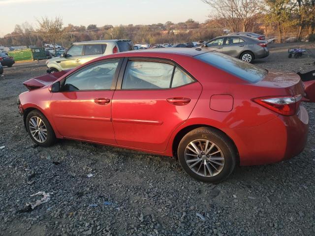 2T1BURHEXEC095245 - 2014 TOYOTA COROLLA L RED photo 2