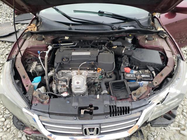 1HGCR2F38FA145579 - 2015 HONDA ACCORD LX BURGUNDY photo 11