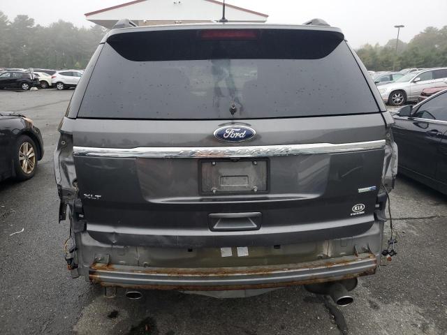 1FM5K8D83FGC27922 - 2015 FORD EXPLORER XLT GRAY photo 6