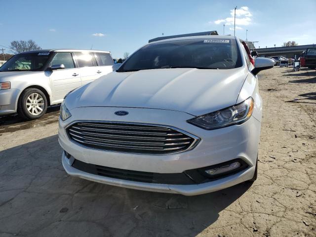 3FA6P0LU6HR295627 - 2017 FORD FUSION SE HYBRID WHITE photo 5