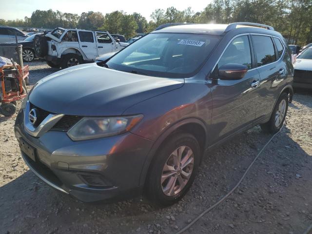 5N1AT2MV9EC852782 - 2014 NISSAN ROGUE S GRAY photo 1