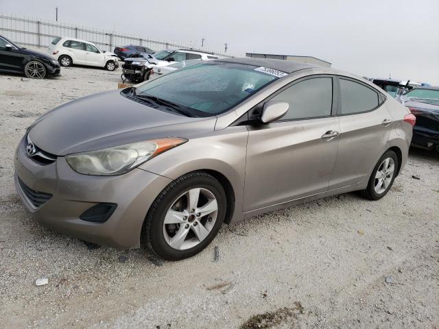 5NPDH4AE3DH237795 - 2013 HYUNDAI ELANTRA GLS TAN photo 1