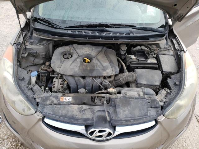 5NPDH4AE3DH237795 - 2013 HYUNDAI ELANTRA GLS TAN photo 11