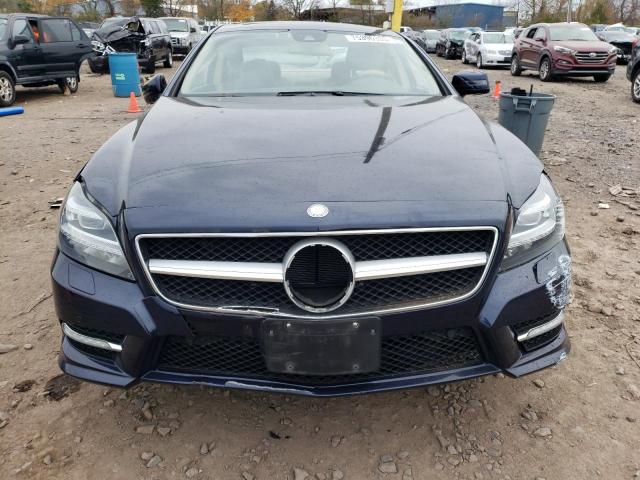 WDDLJ9BB2CA038072 - 2012 MERCEDES-BENZ CLS 550 4MATIC BLUE photo 5