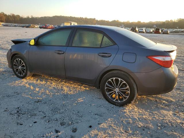 2T1BURHE0FC371627 - 2015 TOYOTA COROLLA L GRAY photo 2