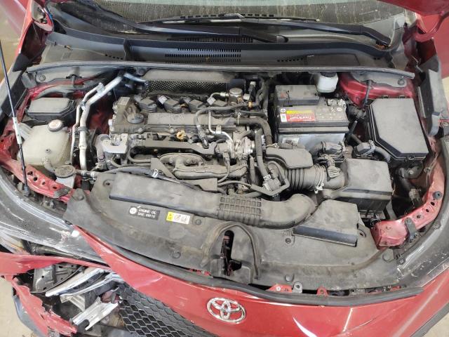 5YFS4MCE4MP096741 - 2021 TOYOTA COROLLA SE RED photo 11