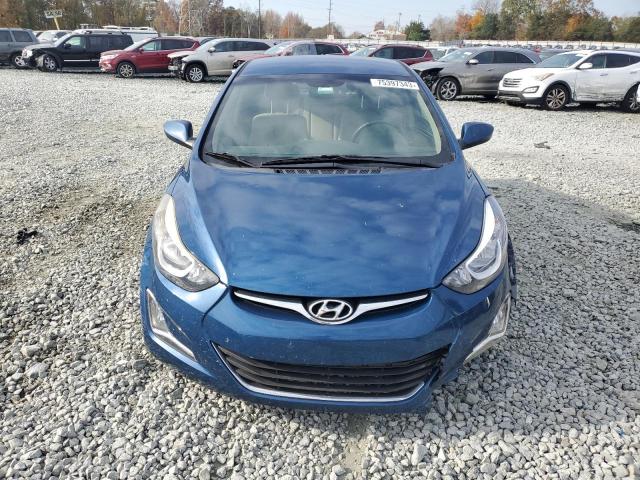 KMHDH4AE9GU477777 - 2016 HYUNDAI ELANTRA SE BLUE photo 5