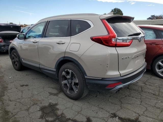 5J6RW2H93JL002680 - 2018 HONDA CR-V TOURING BEIGE photo 2