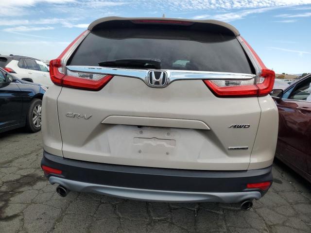 5J6RW2H93JL002680 - 2018 HONDA CR-V TOURING BEIGE photo 6