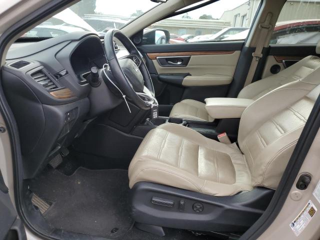 5J6RW2H93JL002680 - 2018 HONDA CR-V TOURING BEIGE photo 7