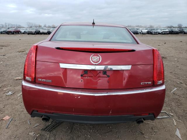 1G6DR57V080157399 - 2008 CADILLAC CTS HI FEATURE V6 RED photo 6