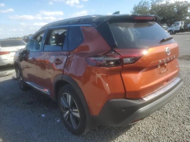 JN8AT3CA3MW025824 - 2021 NISSAN ROGUE SL ORANGE photo 2