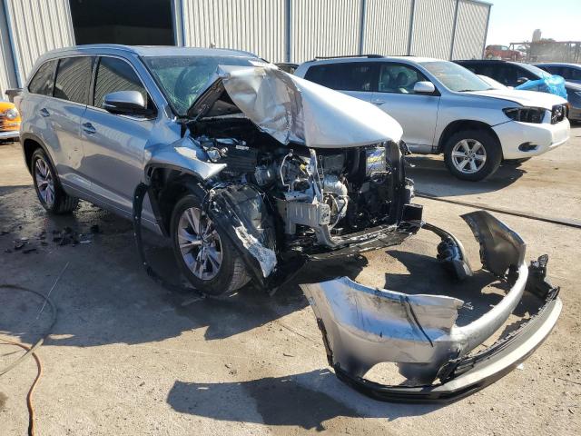 5TDKKRFH9ES023950 - 2014 TOYOTA HIGHLANDER XLE SILVER photo 4