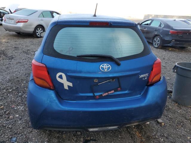 VNKKTUD37HA072838 - 2017 TOYOTA YARIS L BLUE photo 6