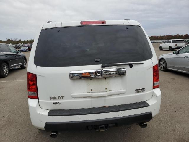 5FNYF4H96AB001183 - 2010 HONDA PILOT TOURING WHITE photo 6