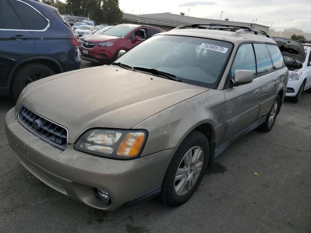 4S3BH815447628540 - 2004 SUBARU LEGACY OUTBACK H6 3.0 SPECIAL TAN photo 1