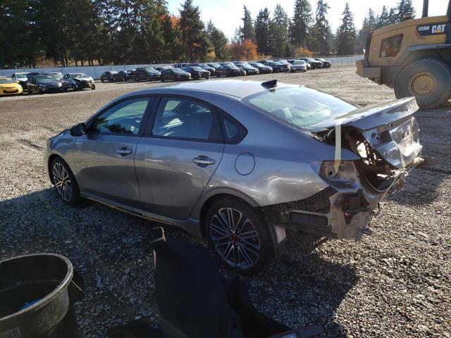 3KPF44AC5NE493302 - 2022 KIA FORTE GT SILVER photo 2