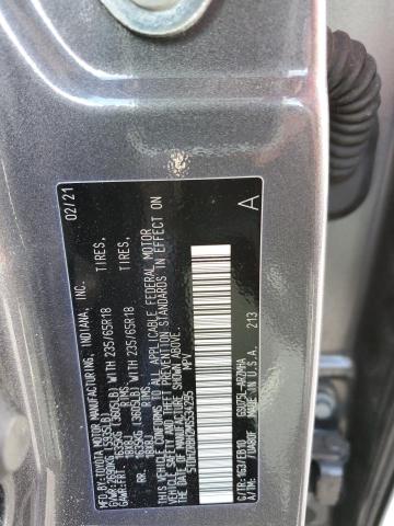 5TDHZRBH2MS534295 - 2021 TOYOTA HIGHLANDER XLE GRAY photo 13
