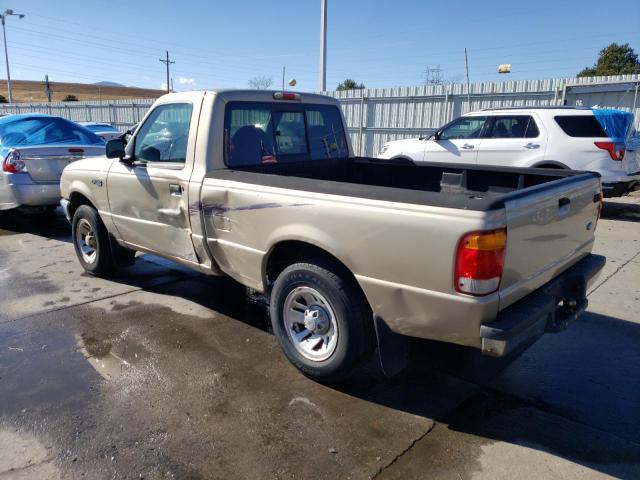 1FTYR10C3XUA00635 - 1999 FORD RANGER GOLD photo 2