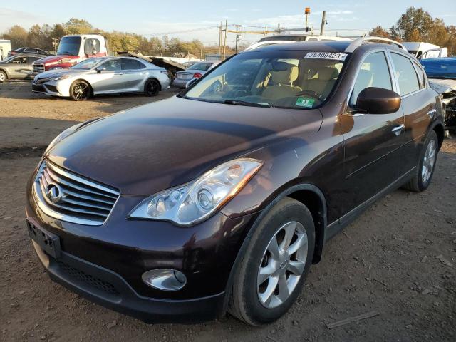 JN1AJ0HR0AM753545 - 2010 INFINITI EX35 BASE Շագանակագույն լուսանկար 1