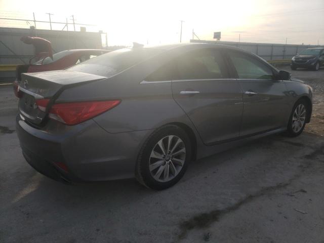 5NPEC4AC6EH843160 - 2014 HYUNDAI SONATA SE GRAY photo 3