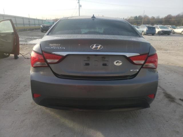 5NPEC4AC6EH843160 - 2014 HYUNDAI SONATA SE GRAY photo 6