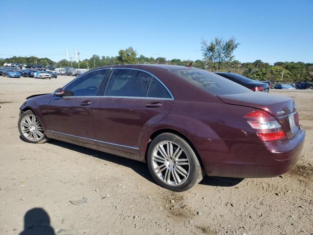 WDDNG86X27A101233 - 2007 MERCEDES-BENZ S 550 4MATIC BURGUNDY photo 2