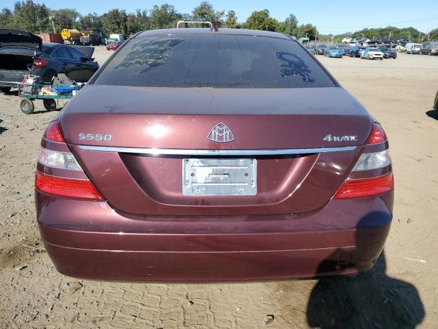 WDDNG86X27A101233 - 2007 MERCEDES-BENZ S 550 4MATIC BURGUNDY photo 6