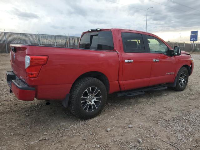 1N6AA1ED8MN519841 - 2021 NISSAN TITAN SV RED photo 3