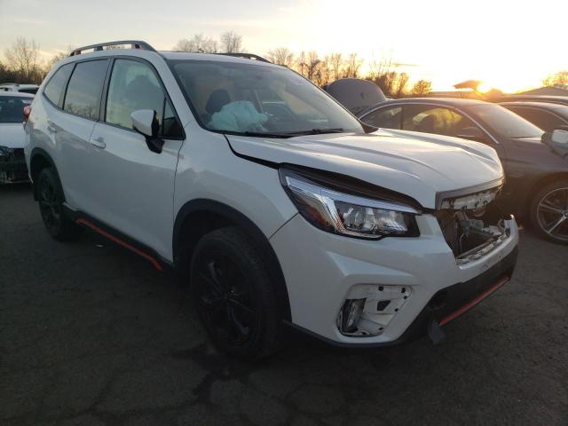 JF2SKAKC3KH400284 - 2019 SUBARU FORESTER SPORT WHITE photo 4