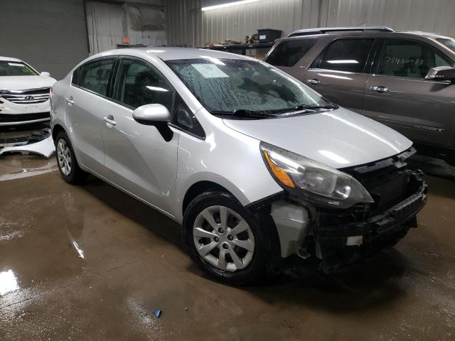 KNADM4A32D6212212 - 2013 KIA RIO LX SILVER photo 4