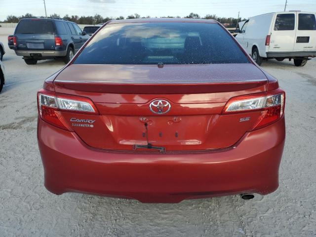 4T1BF1FK4CU510026 - 2012 TOYOTA CAMRY BASE RED photo 6