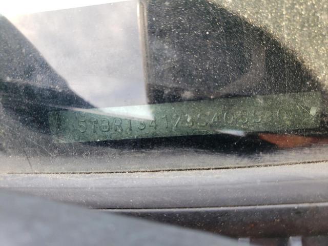 5TBRT34173S405530 - 2003 TOYOTA TUNDRA ACCESS CAB SR5 BLACK photo 12