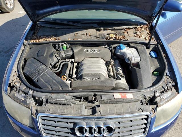 WAUAT48H53K020134 - 2003 AUDI A4 3.0 CABRIOLET BLUE photo 11