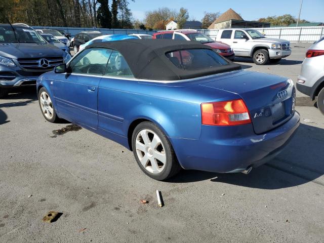 WAUAT48H53K020134 - 2003 AUDI A4 3.0 CABRIOLET BLUE photo 2