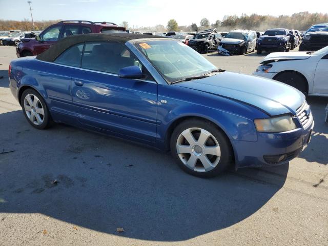 WAUAT48H53K020134 - 2003 AUDI A4 3.0 CABRIOLET BLUE photo 4