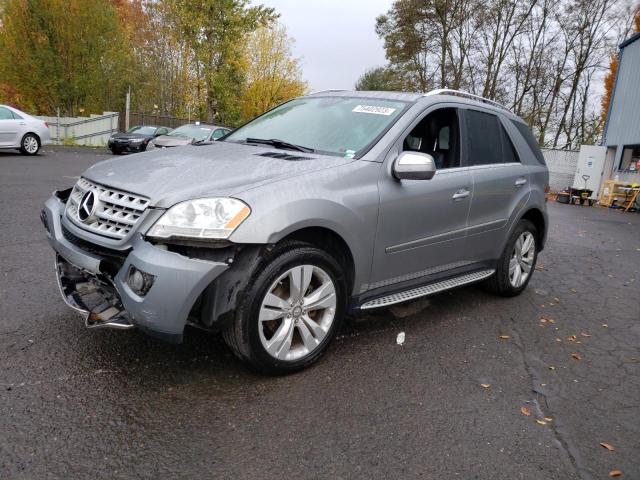 4JGBB8GB9AA539930 - 2010 MERCEDES-BENZ ML 350 4MATIC SILVER photo 1
