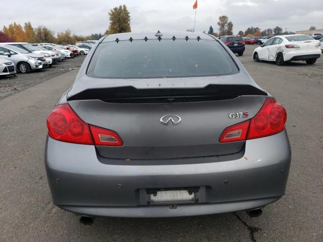 JN1CV6AP7BM509725 - 2011 INFINITI G37 BASE GRAY photo 6