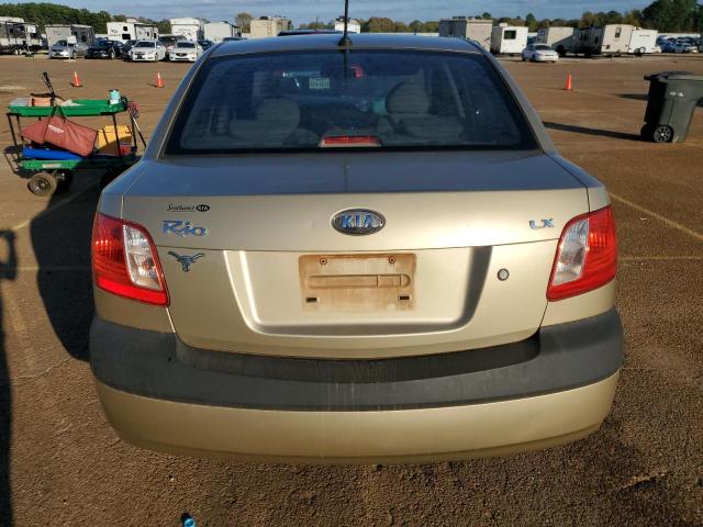 KNADE223496550170 - 2009 KIA RIO BASE GOLD photo 6