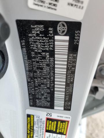 4T1G11AK9PU115096 - 2023 TOYOTA CAMRY SE NIGHT SHADE SILVER photo 12