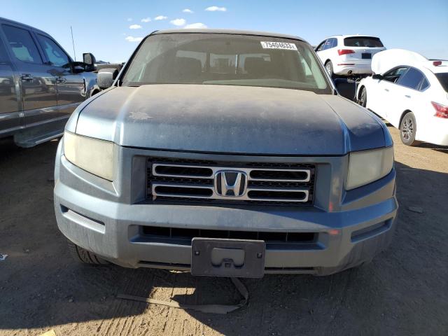 2HJYK16227H541953 - 2007 HONDA RIDGELINE RT BLUE photo 5