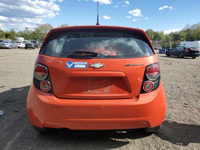 1G1JC6SH0C4118735 - 2012 CHEVROLET SONIC LT ORANGE photo 6