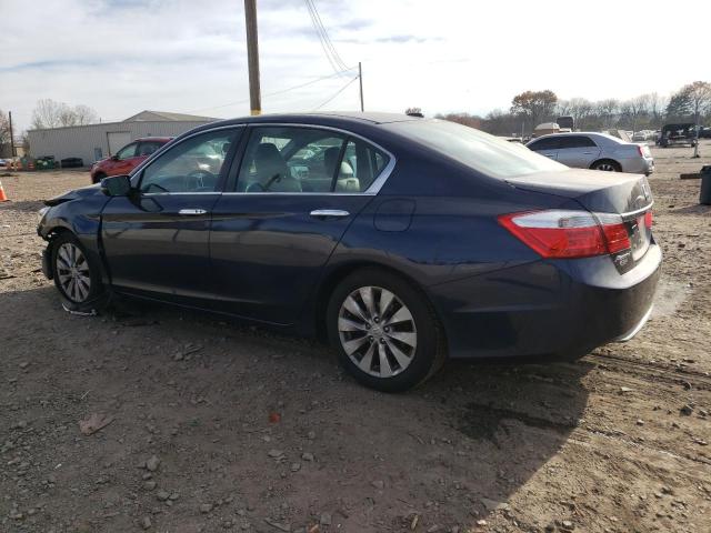 1HGCR2F88EA004246 - 2014 HONDA ACCORD EXL BLUE photo 2