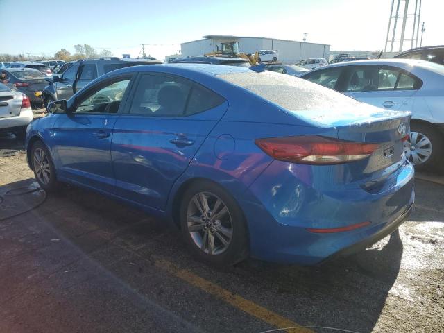 5NPD84LF2HH017477 - 2017 HYUNDAI ELANTRA SE BLUE photo 2