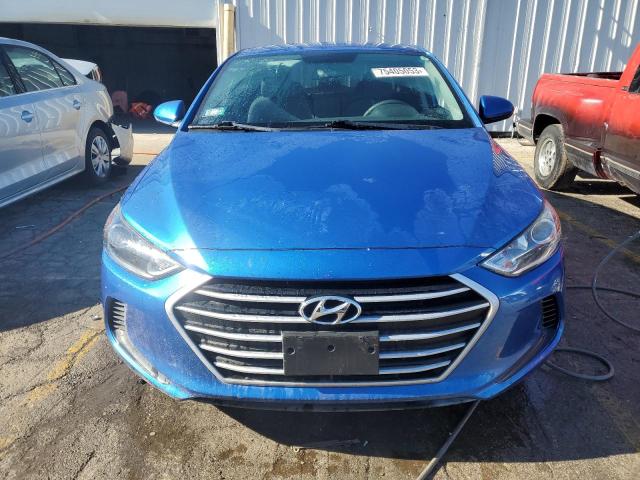 5NPD84LF2HH017477 - 2017 HYUNDAI ELANTRA SE BLUE photo 5