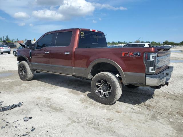 1FT7W2BT2HED99637 - 2017 FORD F250 SUPER DUTY BURGUNDY photo 2