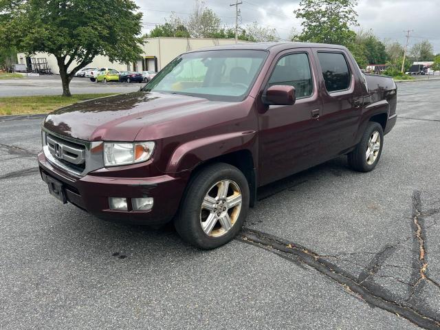 5FPYK1F56BB003275 - 2011 HONDA RIDGELINE RTL BURGUNDY photo 2